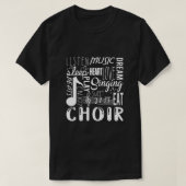 Chorus Chorus Chorchester Musiknoten Clef Geschenk T-Shirt (Design vorne)