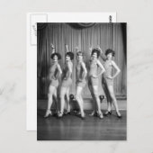 Chorus Girls, 1927 Postkarte (Vorne/Hinten)