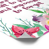 Chorus-Lehrer-Geschenk des Chordirektors Poster (Ecke)