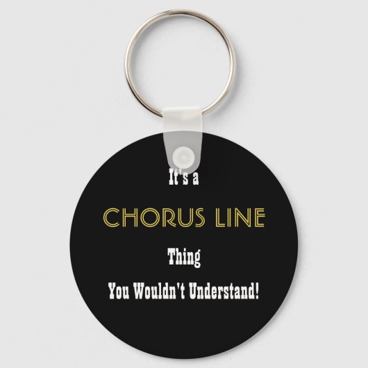 Chorus Line Schlüsselanhänger (Vorderseite)