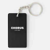 Chorus - Music Vibes Schlüsselanhänger (Rückseite)