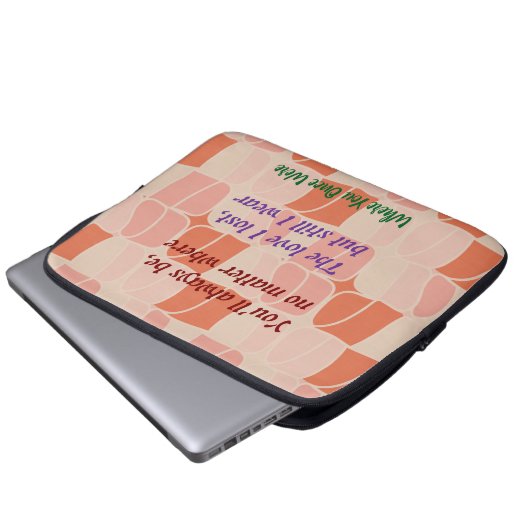 Chosen Again and Always, for You video version Laptopschutzhülle (Vorne Knopf)