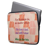 Chosen Again and Always, for You video version Laptopschutzhülle (Vorderseite Links)