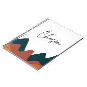 Chosen Burnt Orange Mountain Christlich Faith Notizblock (Linke Seite)