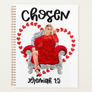 Chosen Jeremiah 1:5 Valentine Galentine Tag Gott Planer