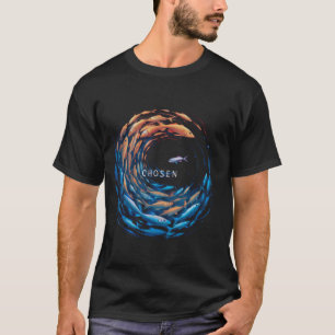 CHOSEN x Fische schwimmen gegen die aktuelle x Bib T-Shirt