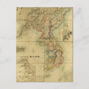 Chōsen Zenzu, Karte von Korea (1875)