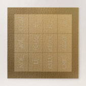 Choshen Mishpat - der biblische Priesterbrustplat Puzzle (Horizontal)