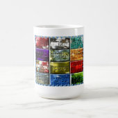 Choshen Steine und die zwölf Stämme von Israel Kaffeetasse (Mittel)