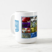 Choshen Steine und die zwölf Stämme von Israel Kaffeetasse (Vorderseite Links)