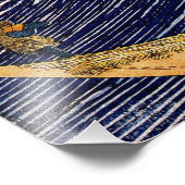 Choshi in der Provinz Simosa von Hokusai Fotodruck (Ecke)