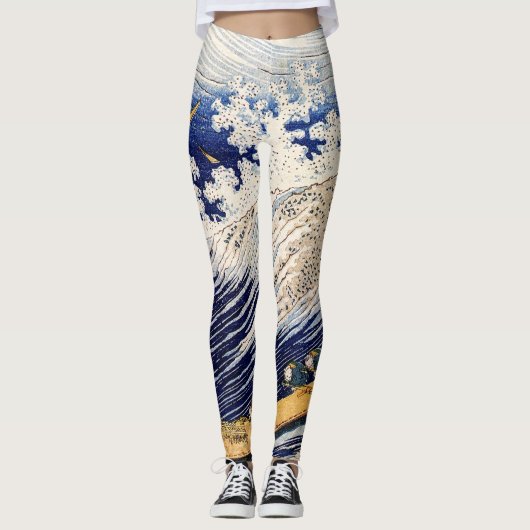 Choshi in der Provinz Simosa von Hokusai Leggings (Vorderseite)
