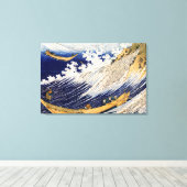 Choshi in der Provinz Simosa von Hokusai Leinwanddruck (Insitu (Holzboden))