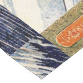 Choshi in der Provinz Simosa von Hokusai Tischdecke (Schrägansicht)