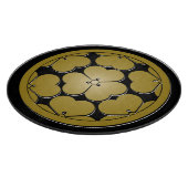 Chosokabe Mon Japanischer Samurai-Clan Schneidebrett (Ecke)