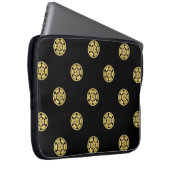 Chosokabe Montag japanischer Samuraiclan Laptopschutzhülle (Vorne Rechts)