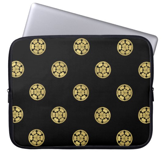 Chosokabe Montag japanischer Samuraiclan Laptopschutzhülle (Vorderseite)