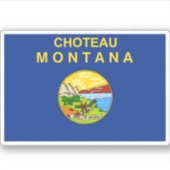 Choteau Montana Aufkleber (Vorderseite)