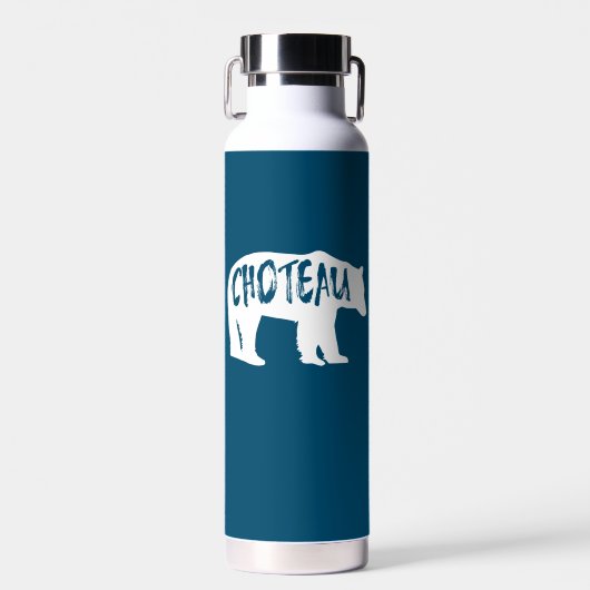 Choteau Montana Bear Trinkflasche (Vorne)
