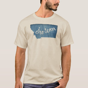 Choteau Montana Holzmaserung T-Shirt