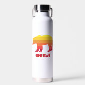 Choteau Montana Rainbow Bear Trinkflasche (Vorne)