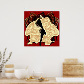 Chou Chou Reddy Print Poster (Küche)