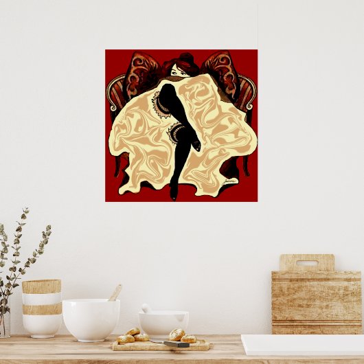 Chou Chou Reddy Print Poster (Küche)