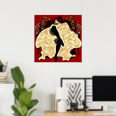 Chou Chou Reddy Print Poster (Heimbüro)