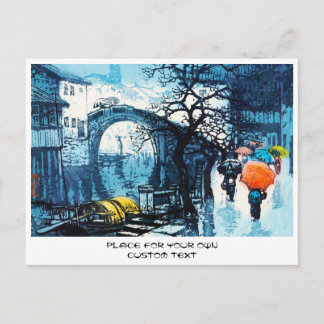 Chou Xing Hua Suzhou Landschaft Vintage chinesisch Postkarte