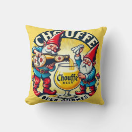 Chouffe Beer Gnomes Theme Design Kissen
