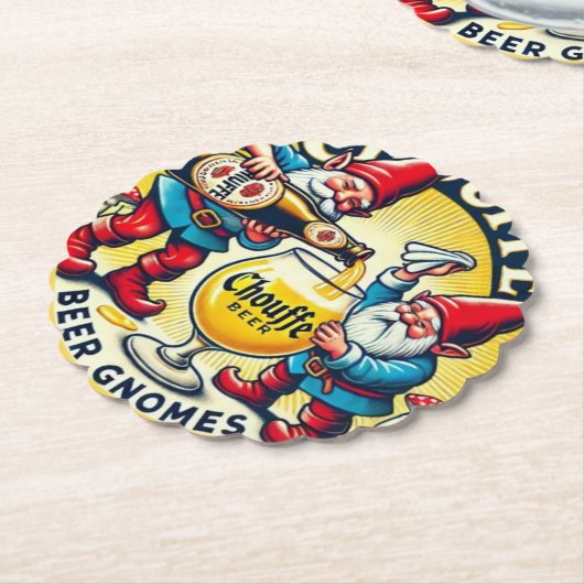 Chouffe Beer Gnomes Theme Design Untersetzer (angewinkelt)