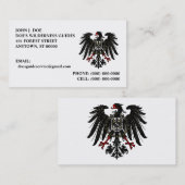 CHOUGH-SCHILD-SERVICES ~ VISITENKARTE IM FREIEN (Vorne/Hinten)