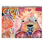 CHOW 2026 Chow Art Calendar von Sandra Miller Kalender (Titelbild)