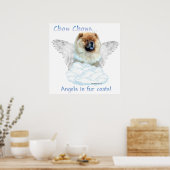 Chow Angel im Pelzkostposter Poster (Küche)