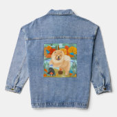 CHOW & BLUEBIRDS Denim Jacket Jeansjacke (Rückseite)