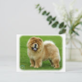 Chow Chow 9B008D-06 Postkarte (Stehend Vorderseite)