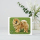 Chow-Chow 9B008D-17 Postkarte (Stehend Vorderseite)