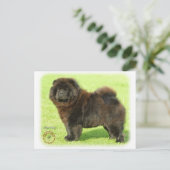 Chow-Chow 9B011D-08 Postkarte (Stehend Vorderseite)