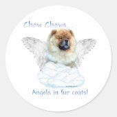 Chow Chow Angel - Aufkleber (Vorderseite)