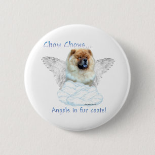 Chow Chow Angel - Schaltfläche Button