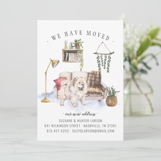 Chow Chow | Ankündigung der Beförderung (Stehend Vorderseite)