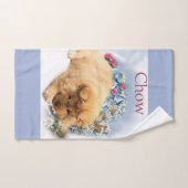 Chow Chow Art Badhandtuch Set (Handtuch)