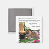 Chow Chow Art Geschenke Magnet (Vorderseite/Rückseite)