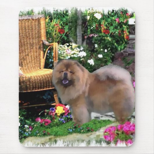 Chow Chow Art Geschenke Mousepad (Vorne)