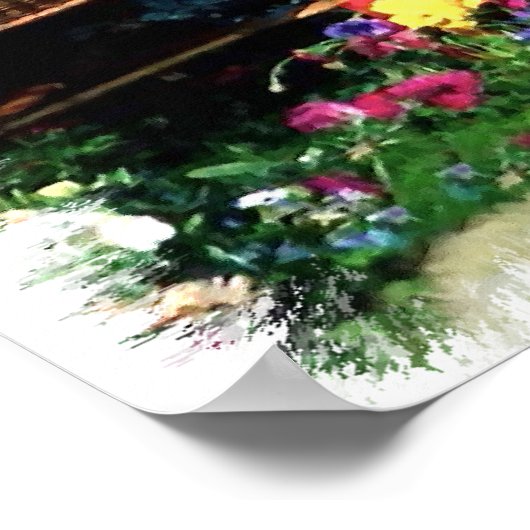 Chow Chow Art Geschenke Poster (Ecke)