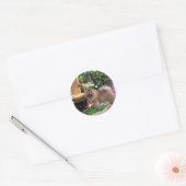 Chow Chow Art Geschenke Runder Aufkleber (Umschlag)