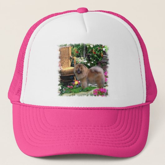 Chow Chow Art Geschenke Truckerkappe (Vorderseite)