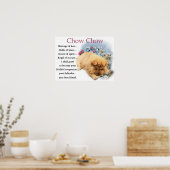 Chow Chow Art Poster (Küche)