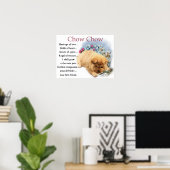 Chow Chow Art Poster (Heimbüro)