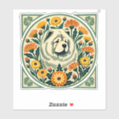 Chow Chow Aufkleber (Blatt)